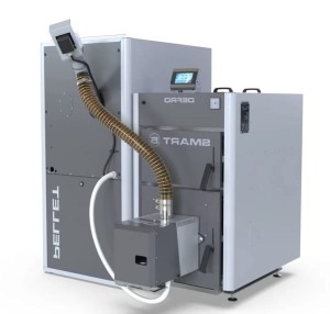 Kocioł C.O. DEFRO SMART EKOPELL 24kW zasobnik na pellet z LEWEJ  strony, 5 klasa, ecodesign