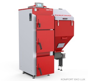 Kocioł piec Defro Komfort Eko Lux 40kW 5 klasa ekogroszek PRAWY