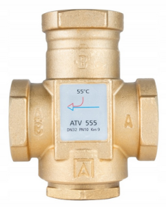 Zawór ochrony powrotu kotła 5/4"  AFRISO  55°C  
